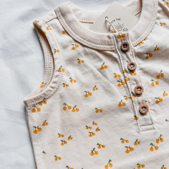 Polished Prints Golden Berries Romper - Picture 5 of 6